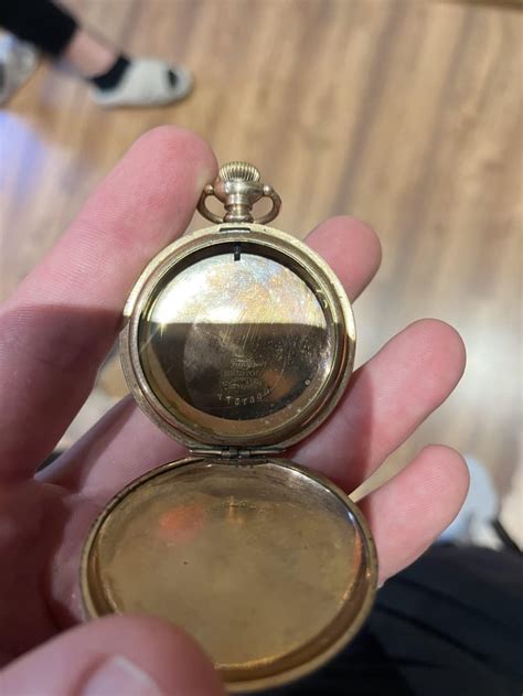 vintage fake omega pocket watch fahys case|how to identify omega watch.